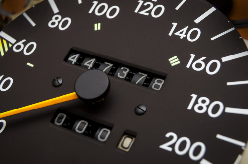 odometer reading